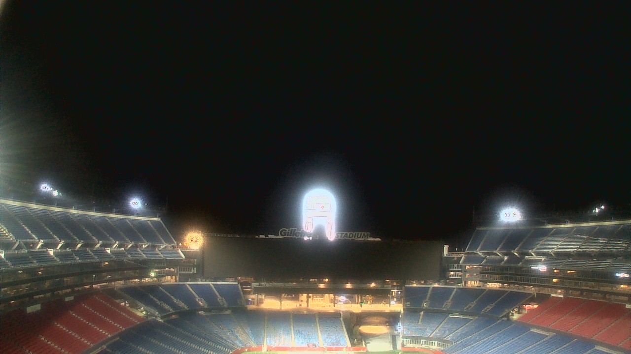 Thumbnail for current weather camera view from Gillette Stadium in Foxborough, Massachusetts