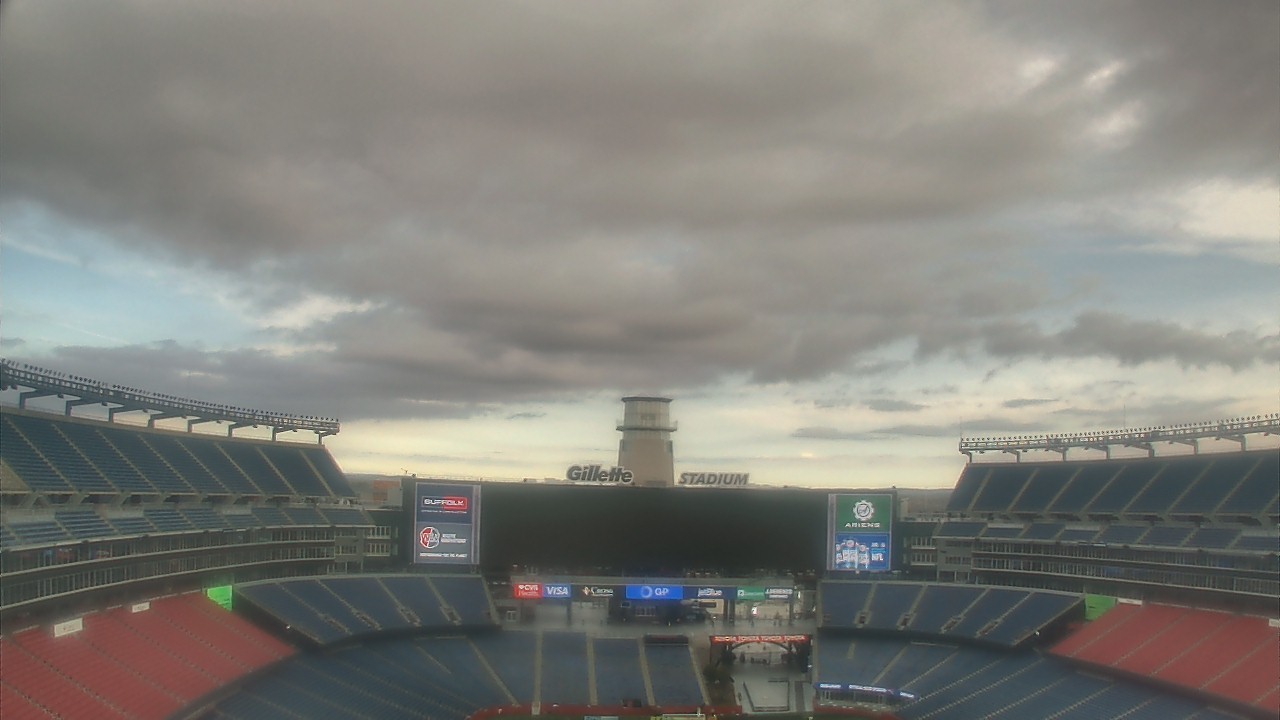 Thumbnail for current weather camera view from Gillette Stadium in Foxborough, Massachusetts