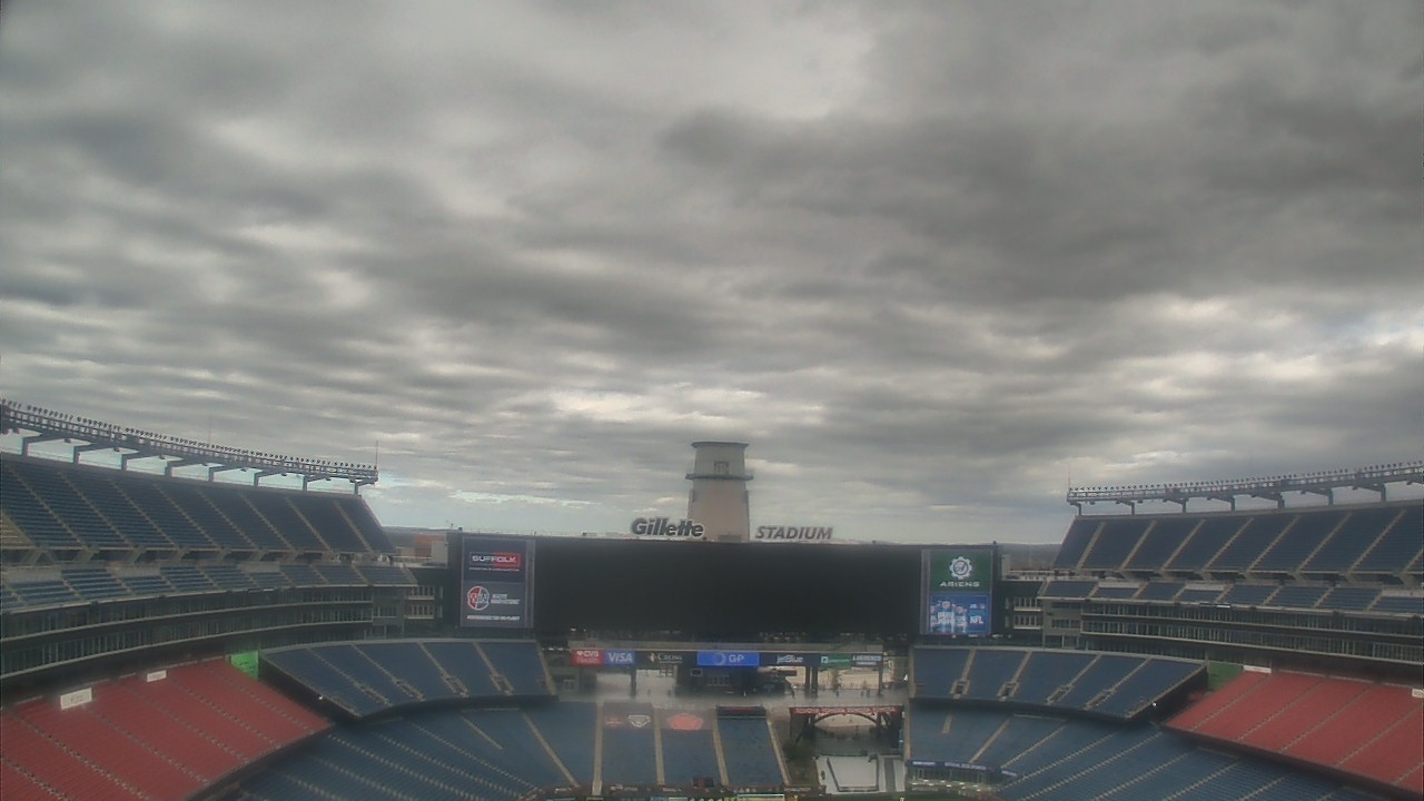 Thumbnail for current weather camera view from Gillette Stadium in Foxborough, Massachusetts