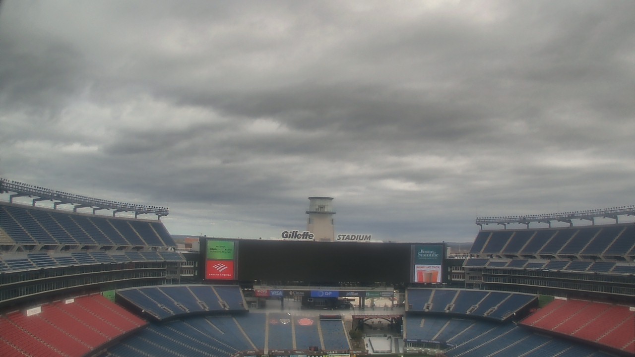 Thumbnail for current weather camera view from Gillette Stadium in Foxborough, Massachusetts