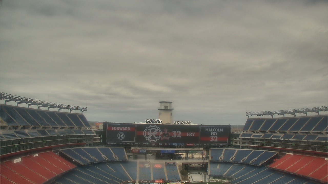 Thumbnail for current weather camera view from Gillette Stadium in Foxborough, Massachusetts