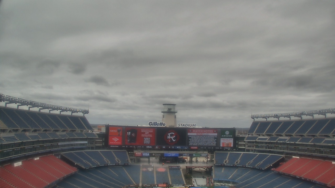 Thumbnail for current weather camera view from Gillette Stadium in Foxborough, Massachusetts