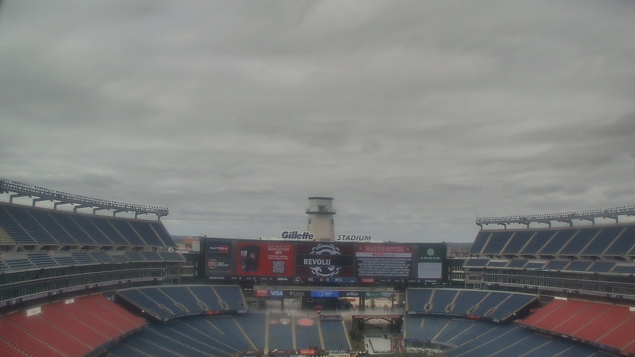 Thumbnail for current weather camera view from Gillette Stadium in Foxborough, Massachusetts