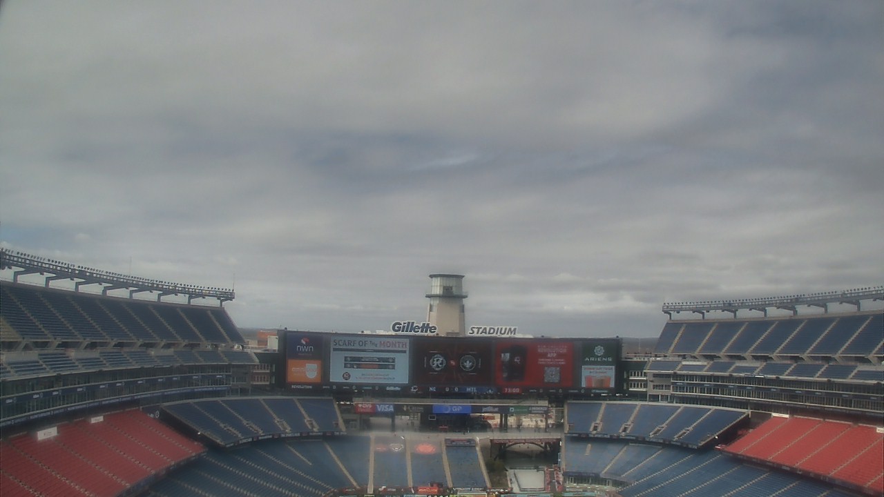Thumbnail for current weather camera view from Gillette Stadium in Foxborough, Massachusetts
