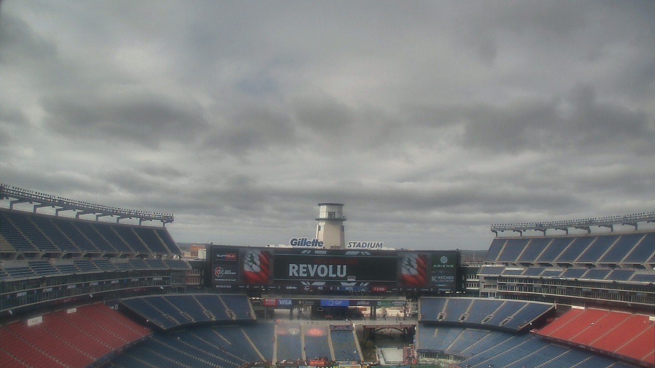 Thumbnail for current weather camera view from Gillette Stadium in Foxborough, Massachusetts