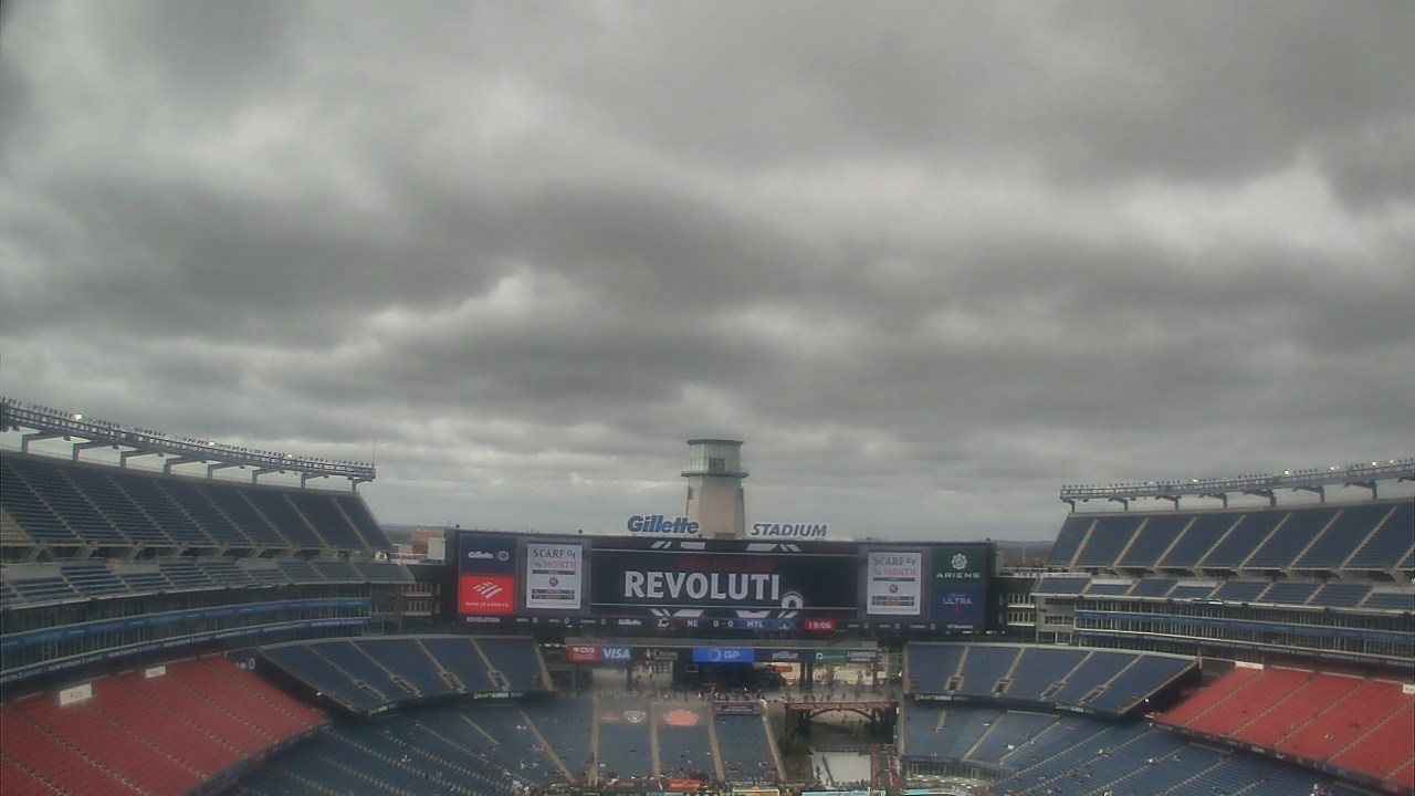 Thumbnail for current weather camera view from Gillette Stadium in Foxborough, Massachusetts