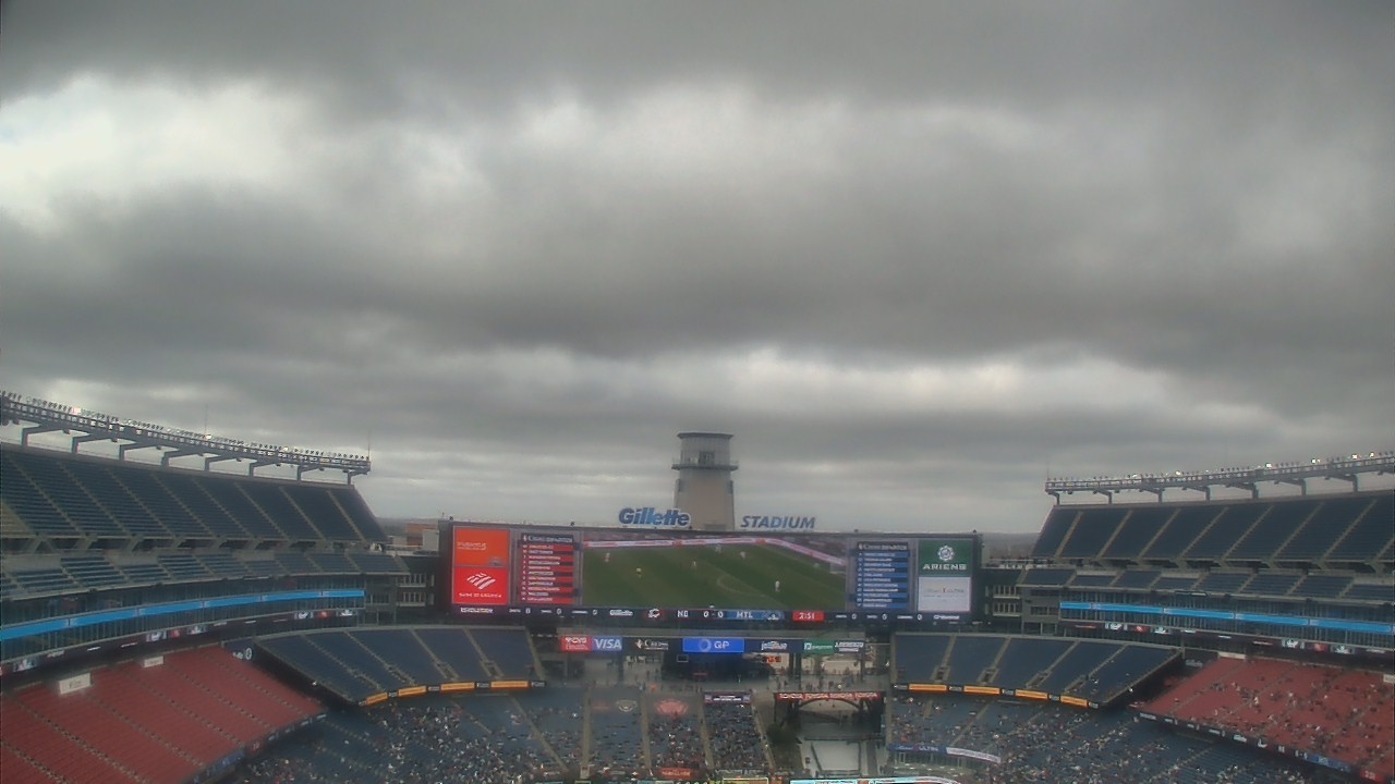 Thumbnail for current weather camera view from Gillette Stadium in Foxborough, Massachusetts