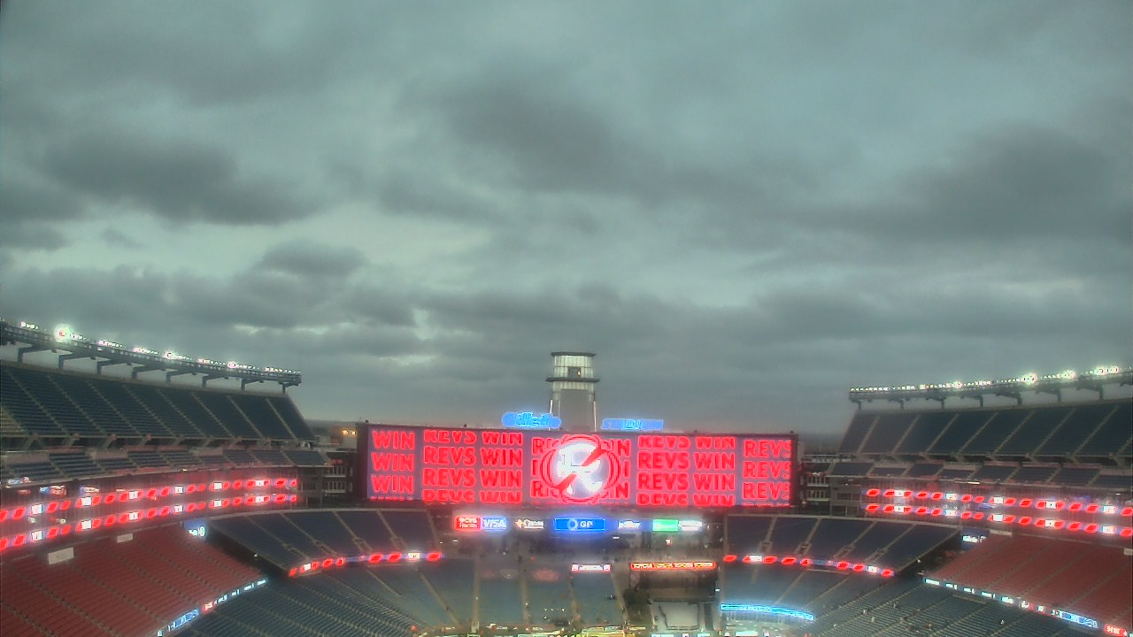 Thumbnail for current weather camera view from Gillette Stadium in Foxborough, Massachusetts