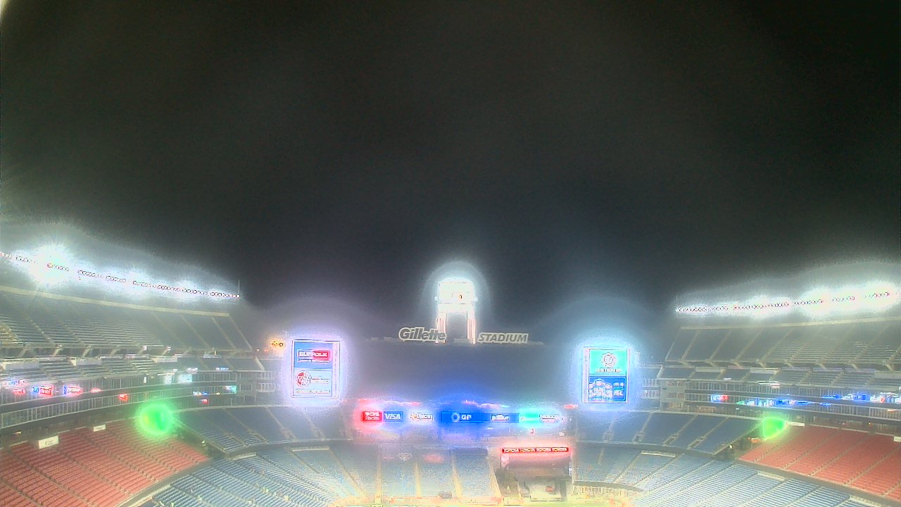 Thumbnail for current weather camera view from Gillette Stadium in Foxborough, Massachusetts