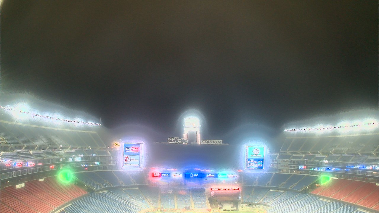 Thumbnail for current weather camera view from Gillette Stadium in Foxborough, Massachusetts