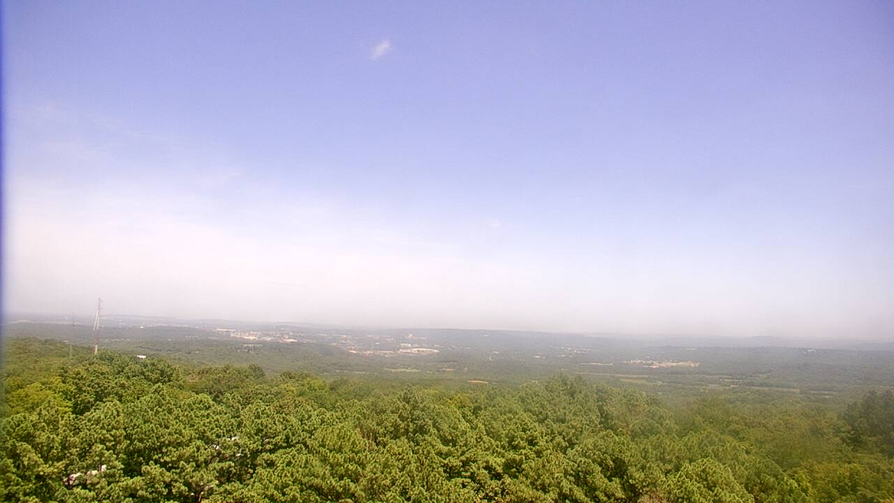 Thumbnail for current weather camera view from Kessler Mountain in Fayetteville, Arkansas