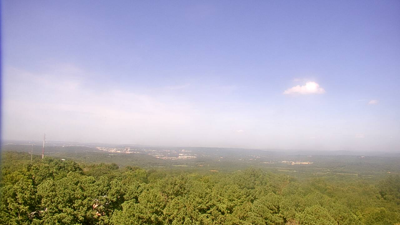 Thumbnail for current weather camera view from Kessler Mountain in Fayetteville, Arkansas