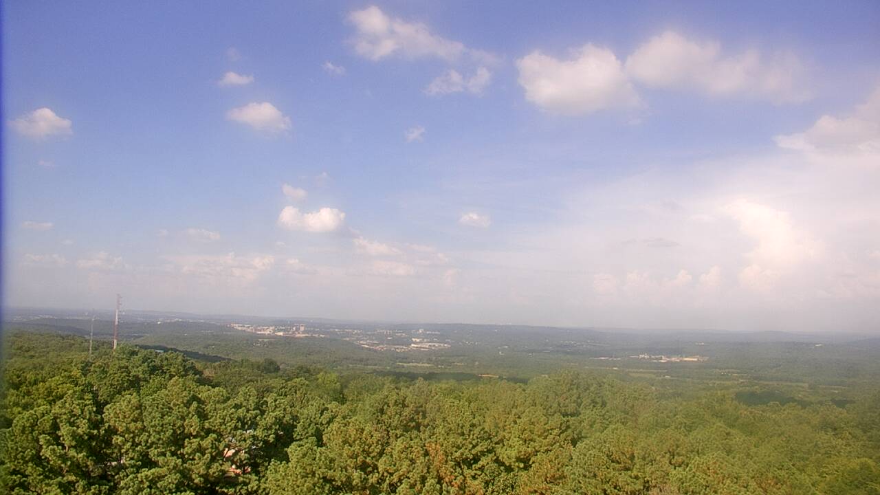 Thumbnail for current weather camera view from Kessler Mountain in Fayetteville, Arkansas