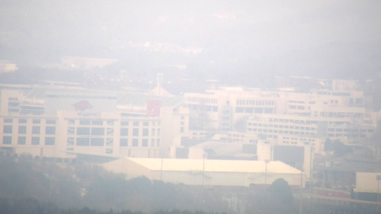 Thumbnail for current weather camera view from Kessler Mountain in Fayetteville, Arkansas