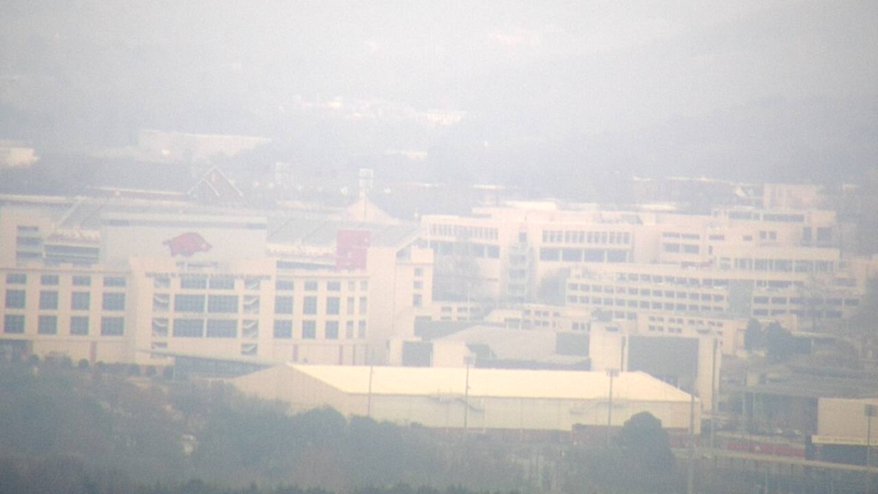 Thumbnail for current weather camera view from Kessler Mountain in Fayetteville, Arkansas