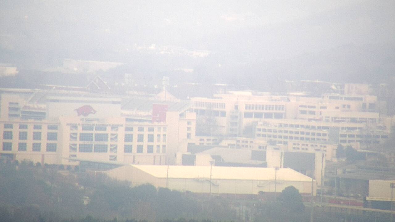 Thumbnail for current weather camera view from Kessler Mountain in Fayetteville, Arkansas