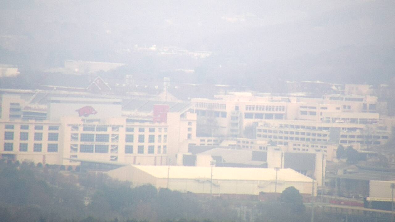 Thumbnail for current weather camera view from Kessler Mountain in Fayetteville, Arkansas