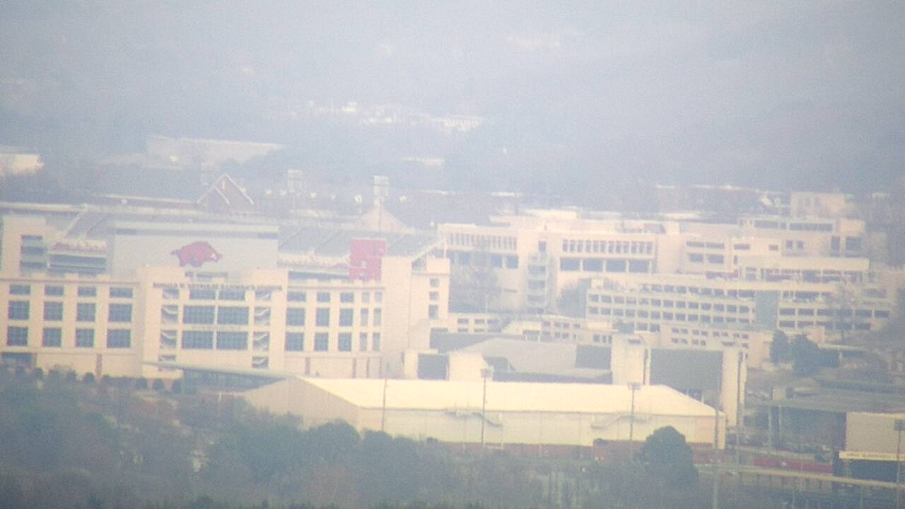 Thumbnail for current weather camera view from Kessler Mountain in Fayetteville, Arkansas