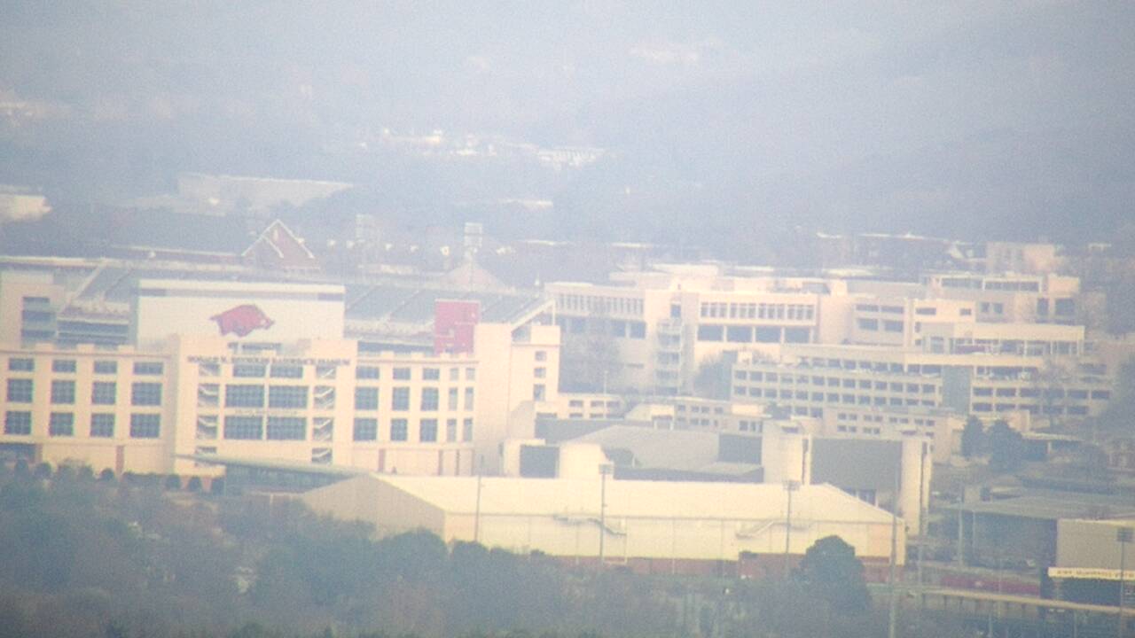 Thumbnail for current weather camera view from Kessler Mountain in Fayetteville, Arkansas