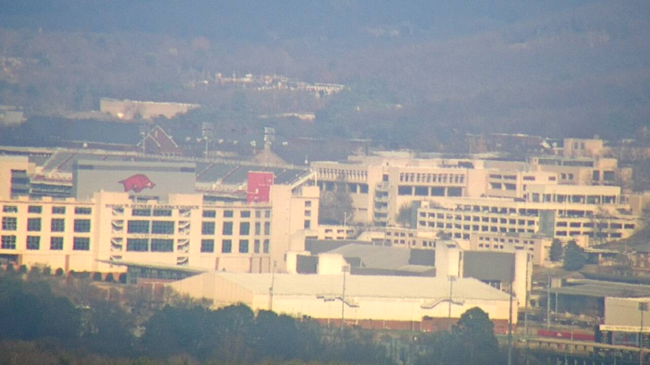 Thumbnail for current weather camera view from Kessler Mountain in Fayetteville, Arkansas