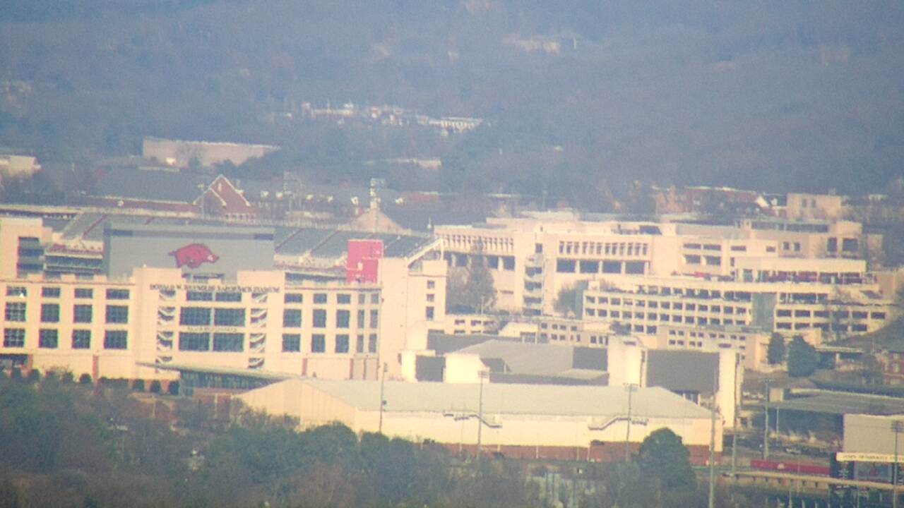 Thumbnail for current weather camera view from Kessler Mountain in Fayetteville, Arkansas