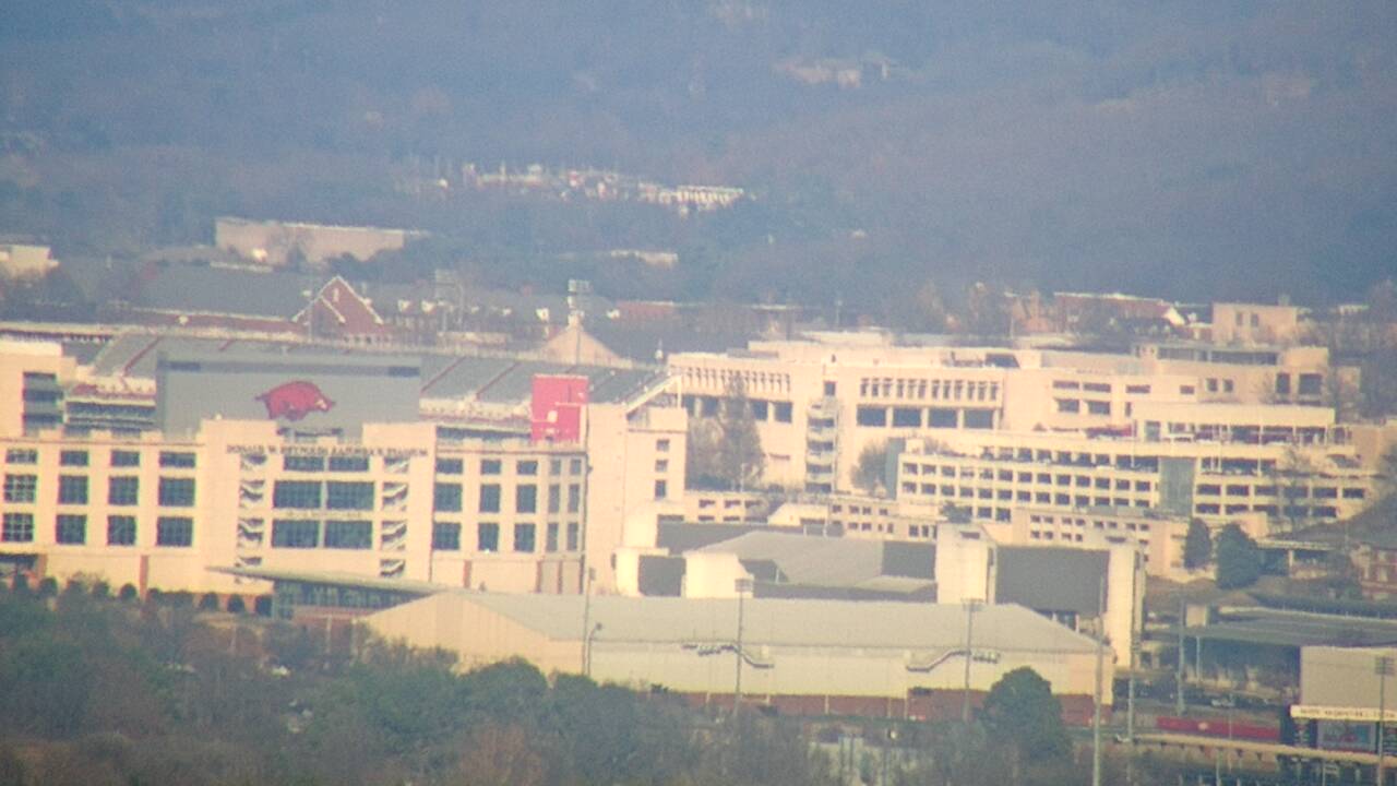 Thumbnail for current weather camera view from Kessler Mountain in Fayetteville, Arkansas