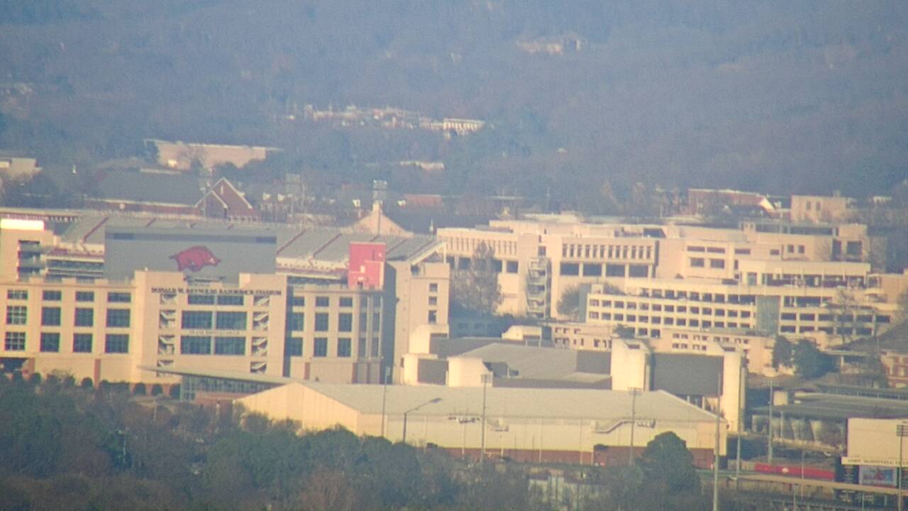 Thumbnail for current weather camera view from Kessler Mountain in Fayetteville, Arkansas