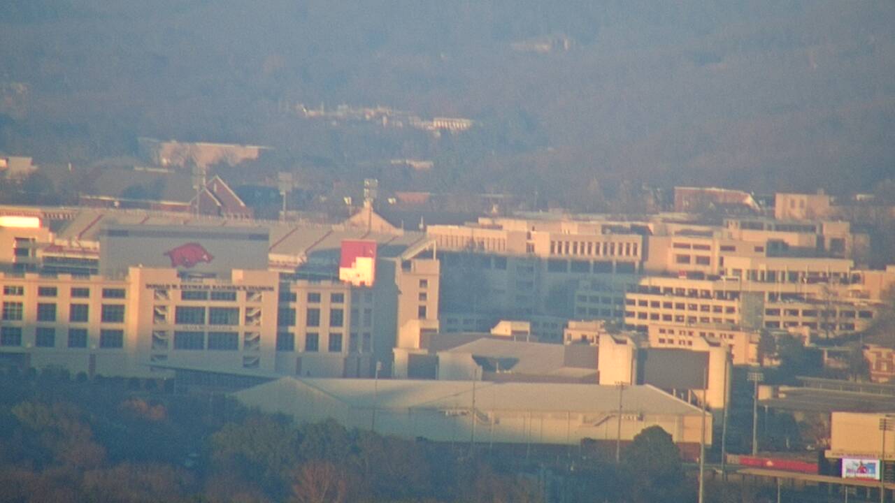 Thumbnail for current weather camera view from Kessler Mountain in Fayetteville, Arkansas