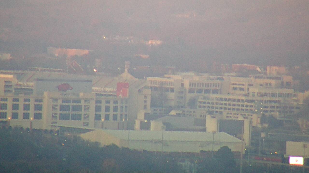 Thumbnail for current weather camera view from Kessler Mountain in Fayetteville, Arkansas