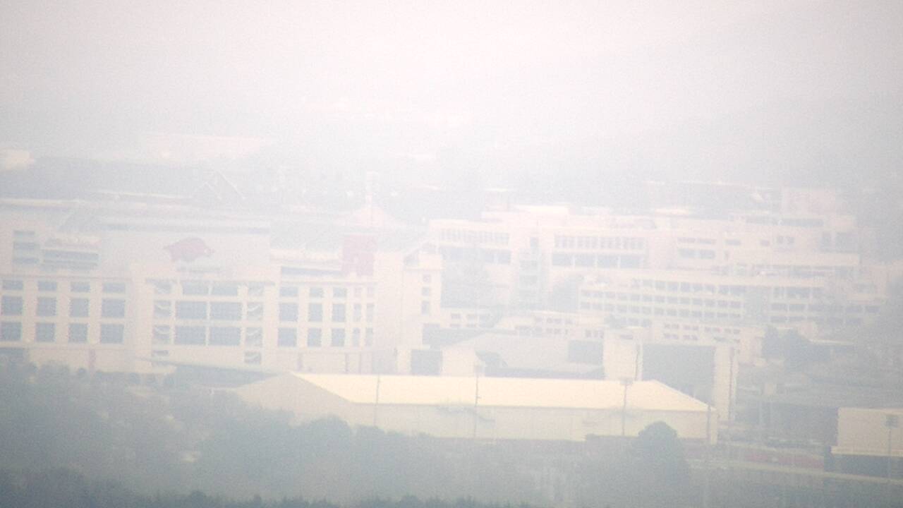 Thumbnail for current weather camera view from Kessler Mountain in Fayetteville, Arkansas