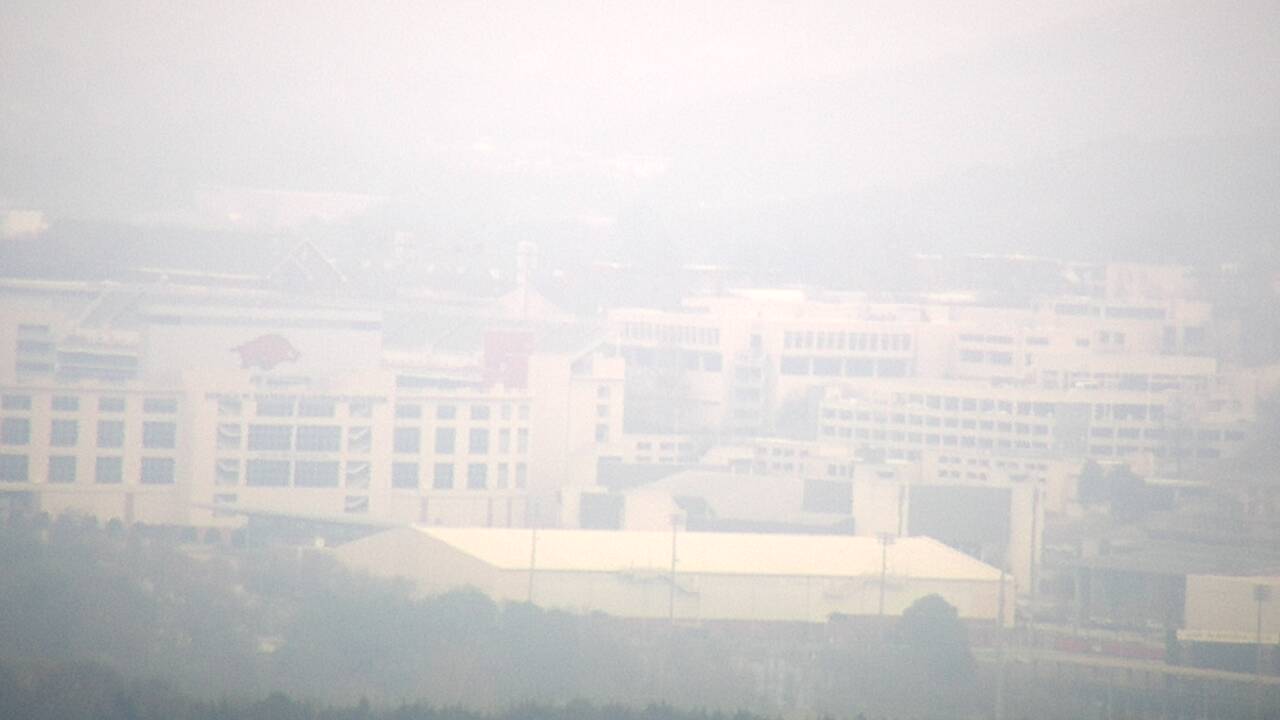 Thumbnail for current weather camera view from Kessler Mountain in Fayetteville, Arkansas