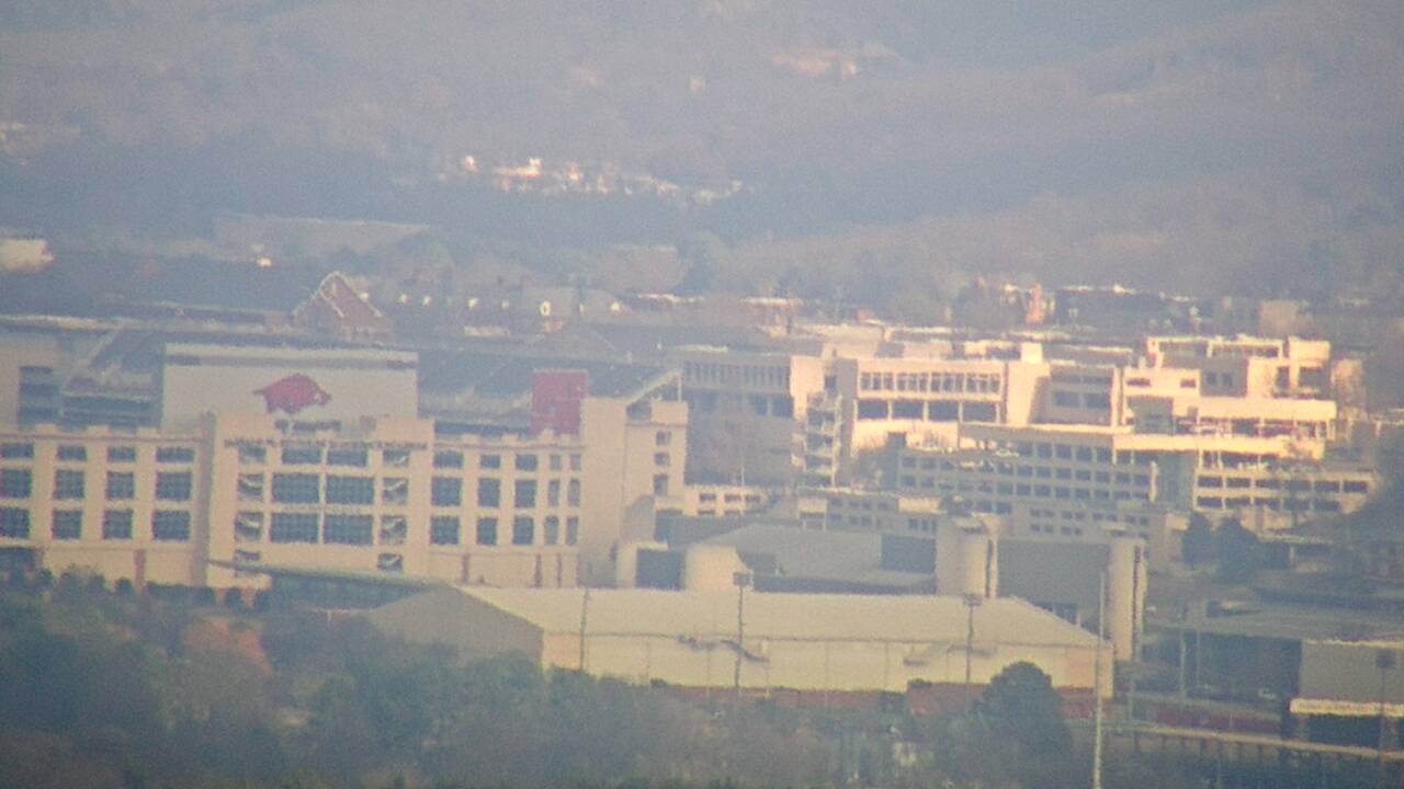 Thumbnail for current weather camera view from Kessler Mountain in Fayetteville, Arkansas