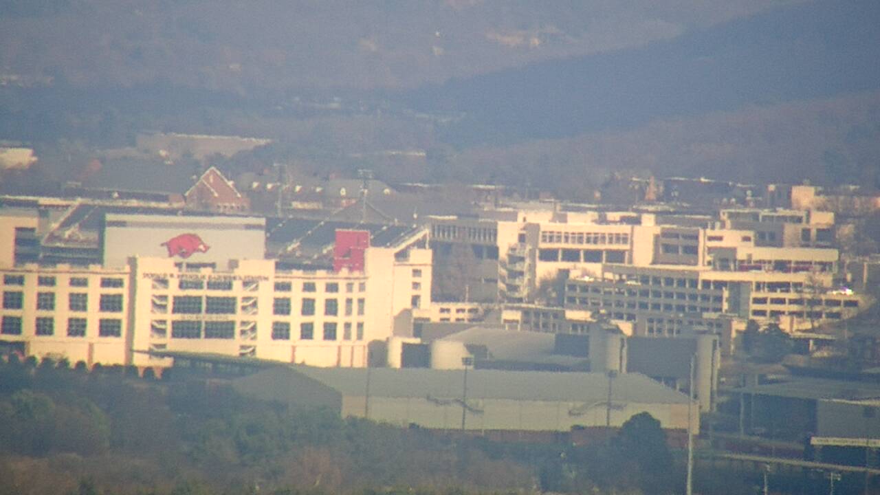 Thumbnail for current weather camera view from Kessler Mountain in Fayetteville, Arkansas