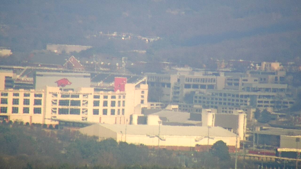 Thumbnail for current weather camera view from Kessler Mountain in Fayetteville, Arkansas