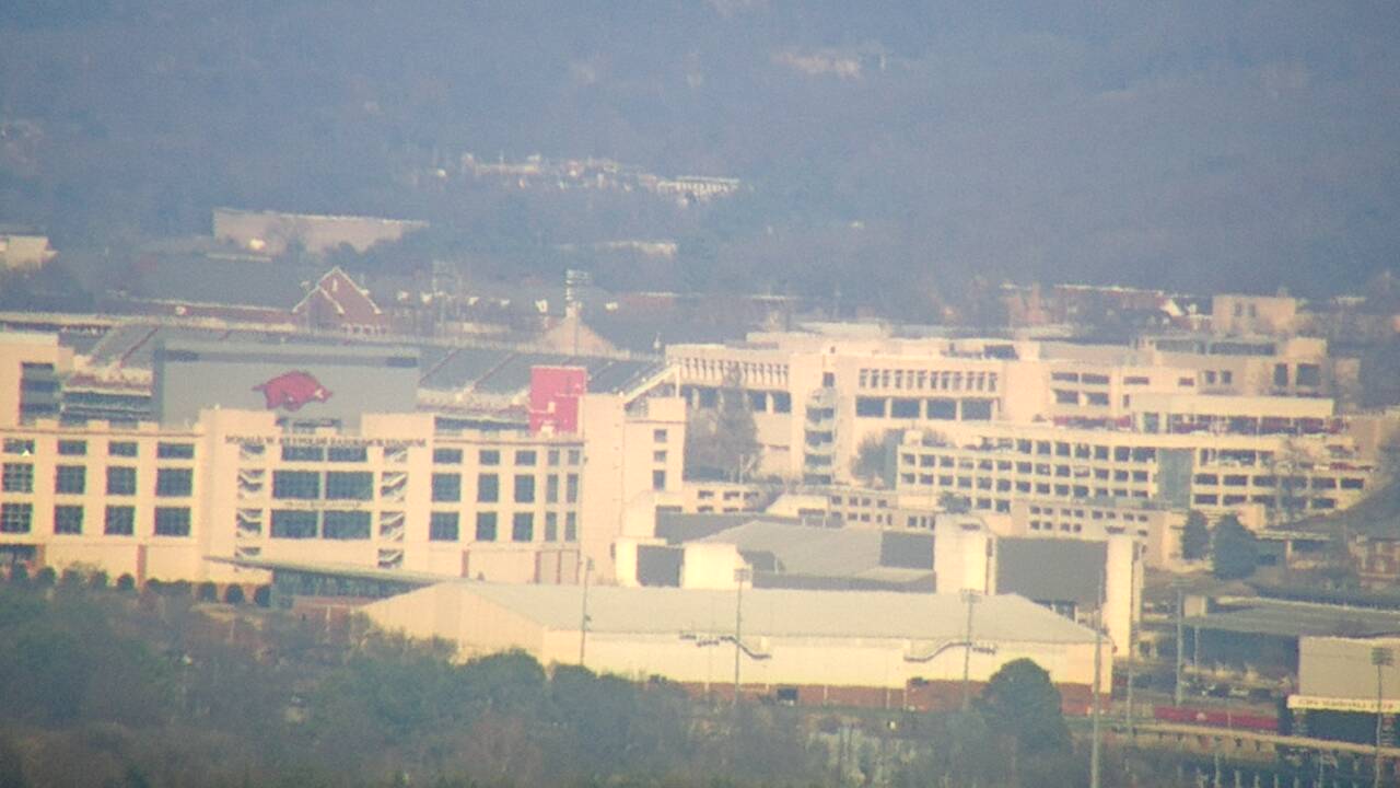 Thumbnail for current weather camera view from Kessler Mountain in Fayetteville, Arkansas