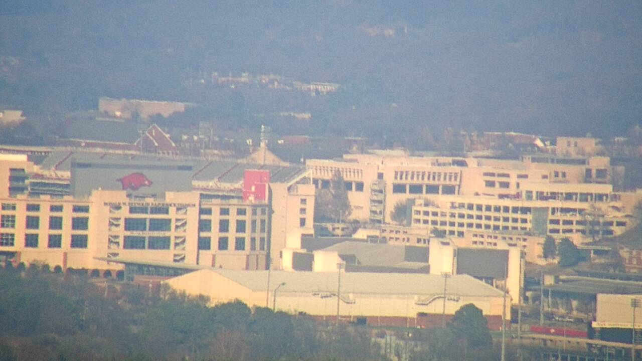 Thumbnail for current weather camera view from Kessler Mountain in Fayetteville, Arkansas