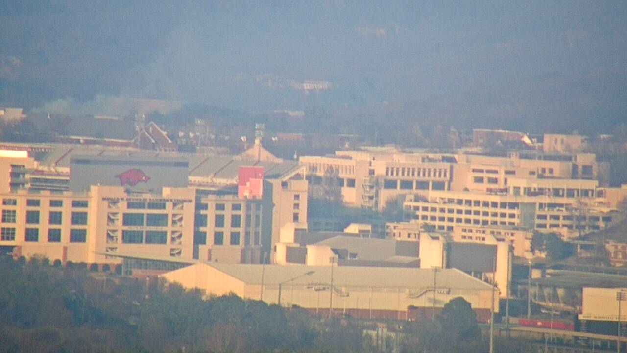 Thumbnail for current weather camera view from Kessler Mountain in Fayetteville, Arkansas