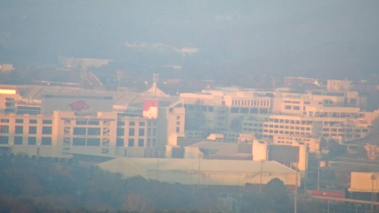 Thumbnail for current weather camera view from Kessler Mountain in Fayetteville, Arkansas