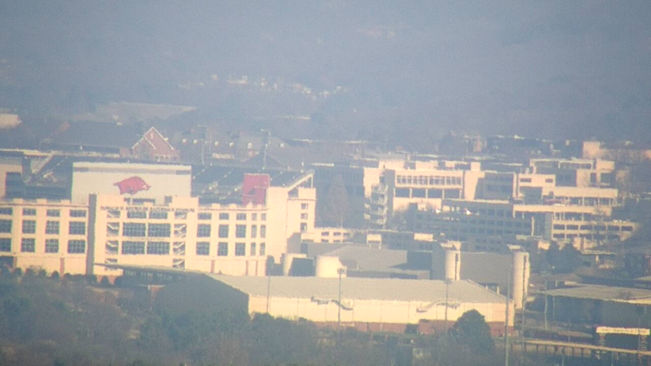 Thumbnail for current weather camera view from Kessler Mountain in Fayetteville, Arkansas