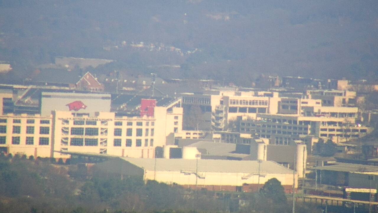 Thumbnail for current weather camera view from Kessler Mountain in Fayetteville, Arkansas