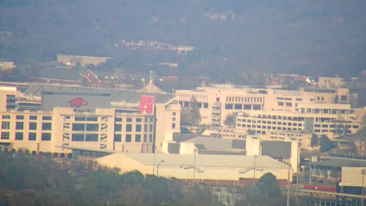 Thumbnail for current weather camera view from Kessler Mountain in Fayetteville, Arkansas