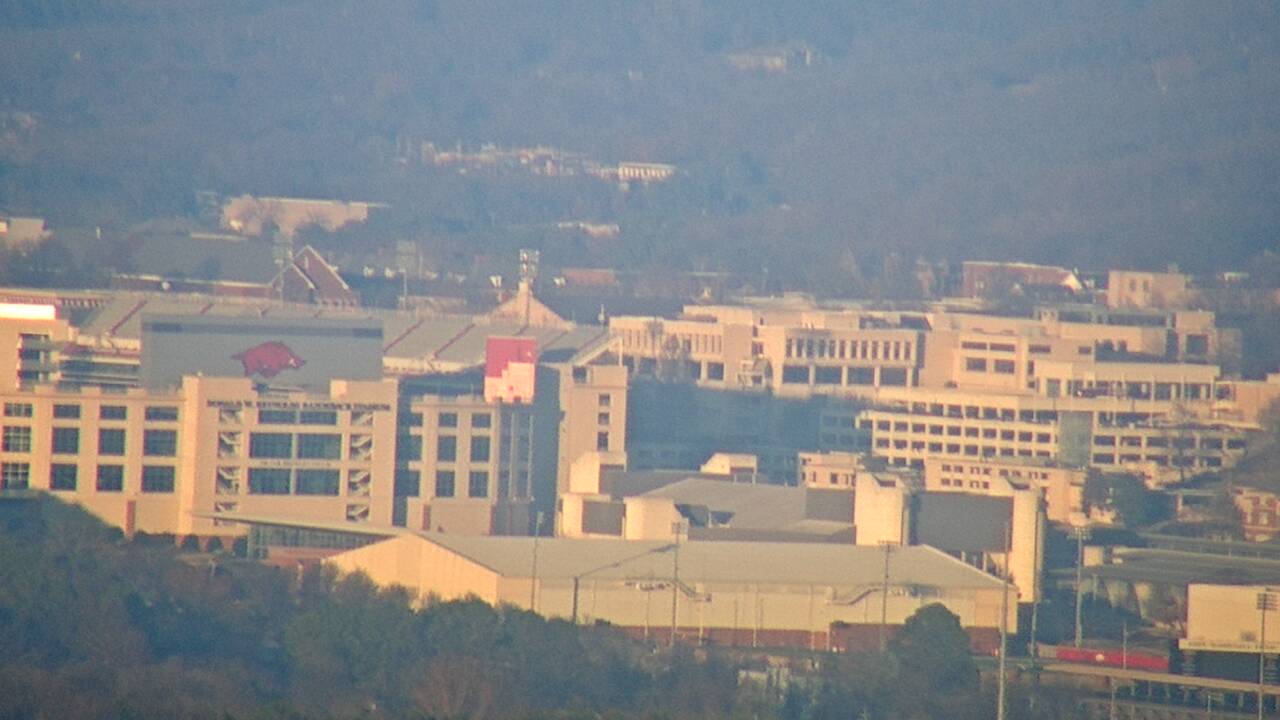 Thumbnail for current weather camera view from Kessler Mountain in Fayetteville, Arkansas