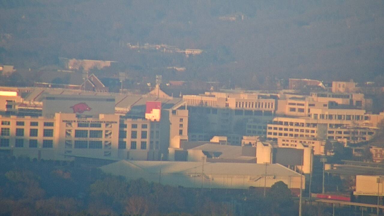 Thumbnail for current weather camera view from Kessler Mountain in Fayetteville, Arkansas