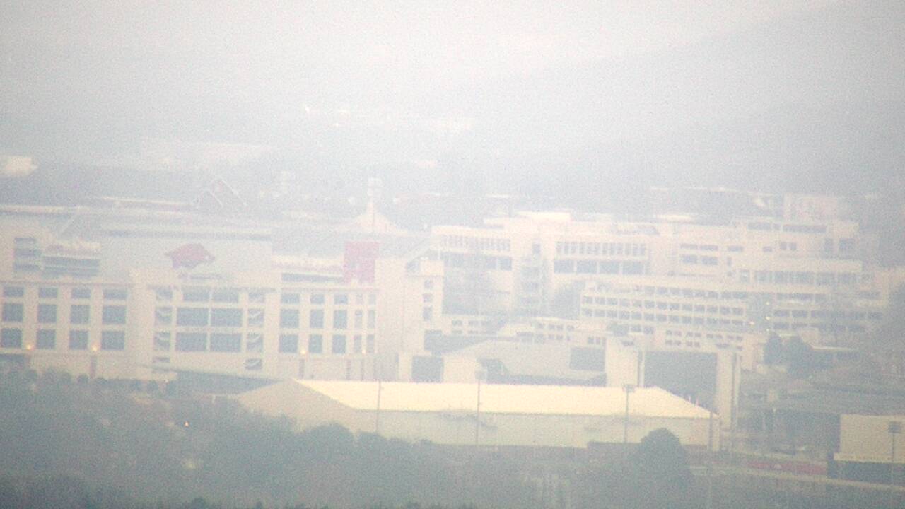 Thumbnail for current weather camera view from Kessler Mountain in Fayetteville, Arkansas