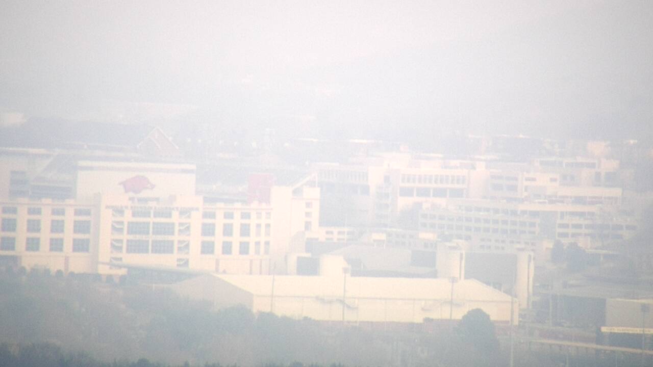 Thumbnail for current weather camera view from Kessler Mountain in Fayetteville, Arkansas