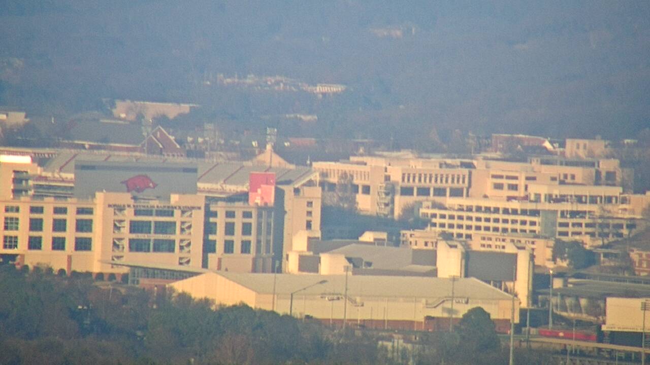 Thumbnail for current weather camera view from Kessler Mountain in Fayetteville, Arkansas