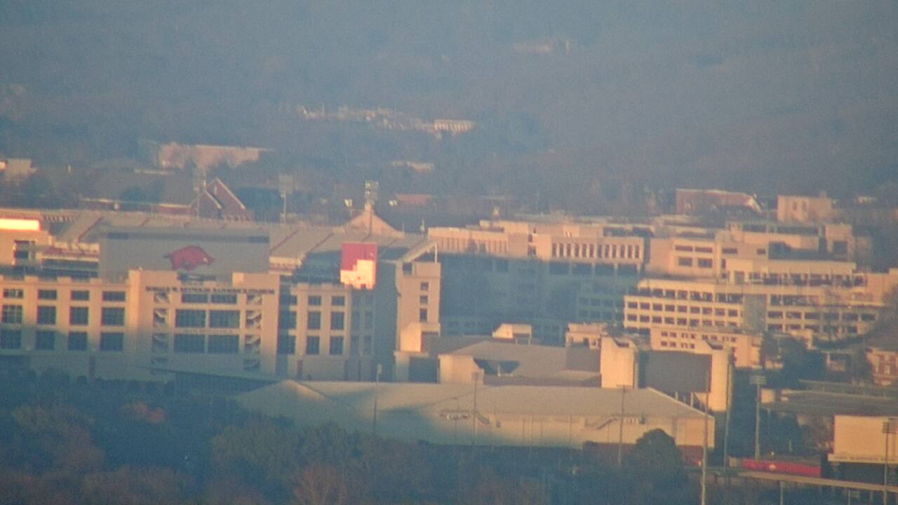 Thumbnail for current weather camera view from Kessler Mountain in Fayetteville, Arkansas