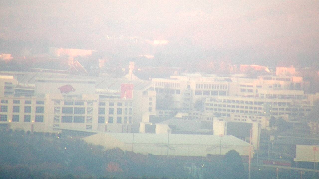 Thumbnail for current weather camera view from Kessler Mountain in Fayetteville, Arkansas