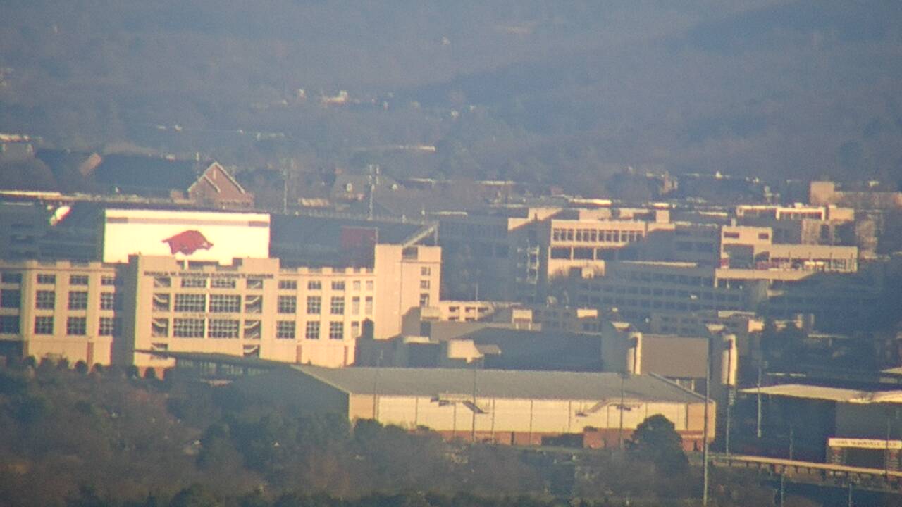 Thumbnail for current weather camera view from Kessler Mountain in Fayetteville, Arkansas