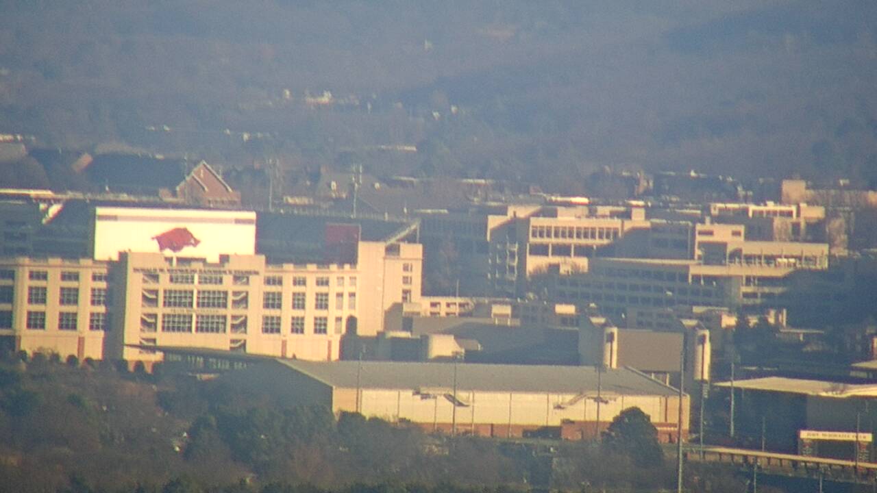 Thumbnail for current weather camera view from Kessler Mountain in Fayetteville, Arkansas